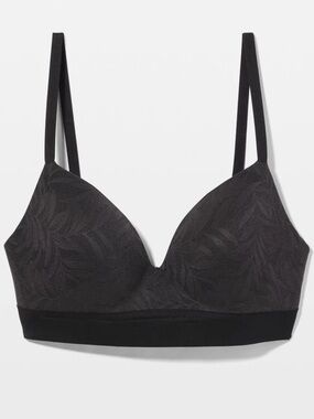 Soma ENBLISS Wireless Bra Lace Size 40DD black t shirt everyday supportive soft